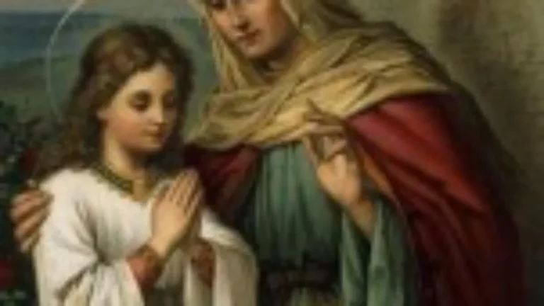 Printable Saint Anne prayer card — Free Download