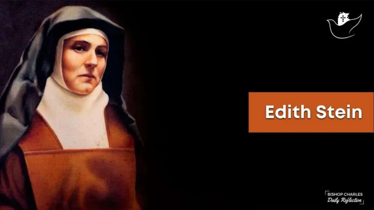 Printable Saint Edith Stein prayer card — Free Download