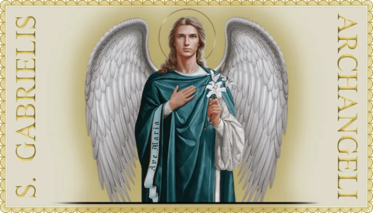Printable Saint Gabriel the Archangel prayer card — Free Download