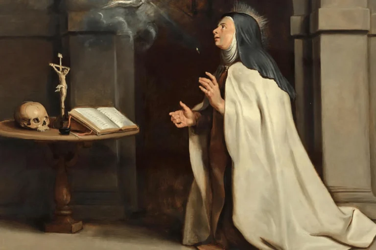 Printable Saint Teresa of Ávila prayer card — Free Download