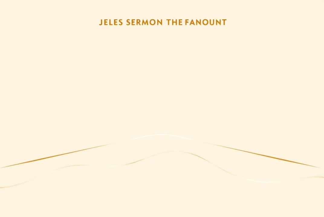 sermon on the mount outline